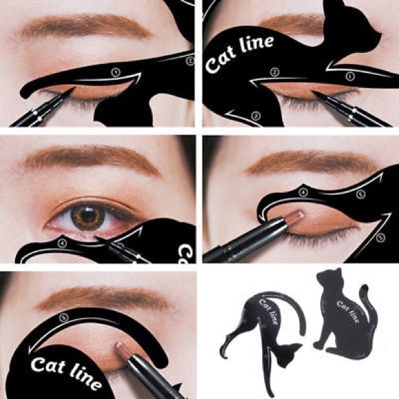 sugarsaks Other - LAST ONE ✨ 2pc Cat Eyeliner Eyebrow Stencil Kit